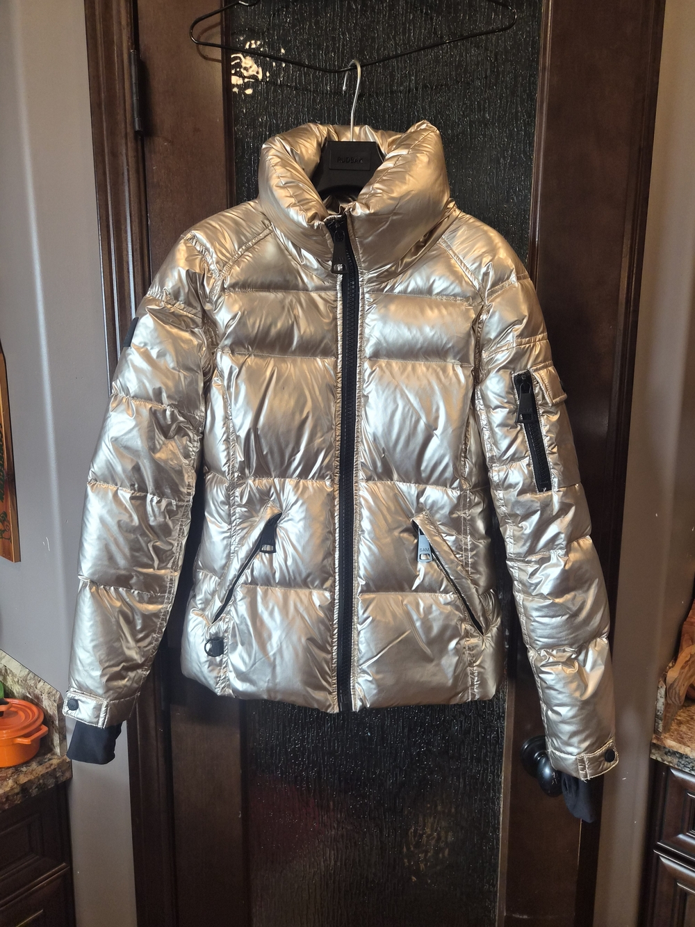 SAM Freestyle Metallic Down Puffer Jacket